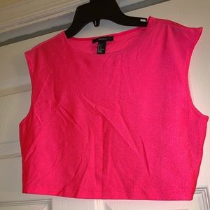 Neon crop top